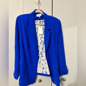 Skies Are Blue Royal Blue Blazer